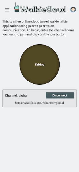 Walkie Cloud Captura de pantalla 0