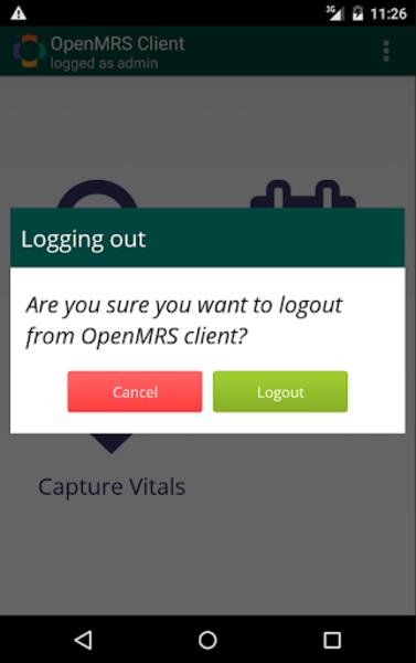 OpenMRS Android Client Tangkapan skrin 2