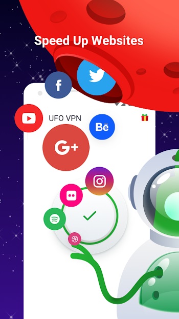 UFO VPN Mod Ảnh chụp màn hình 1