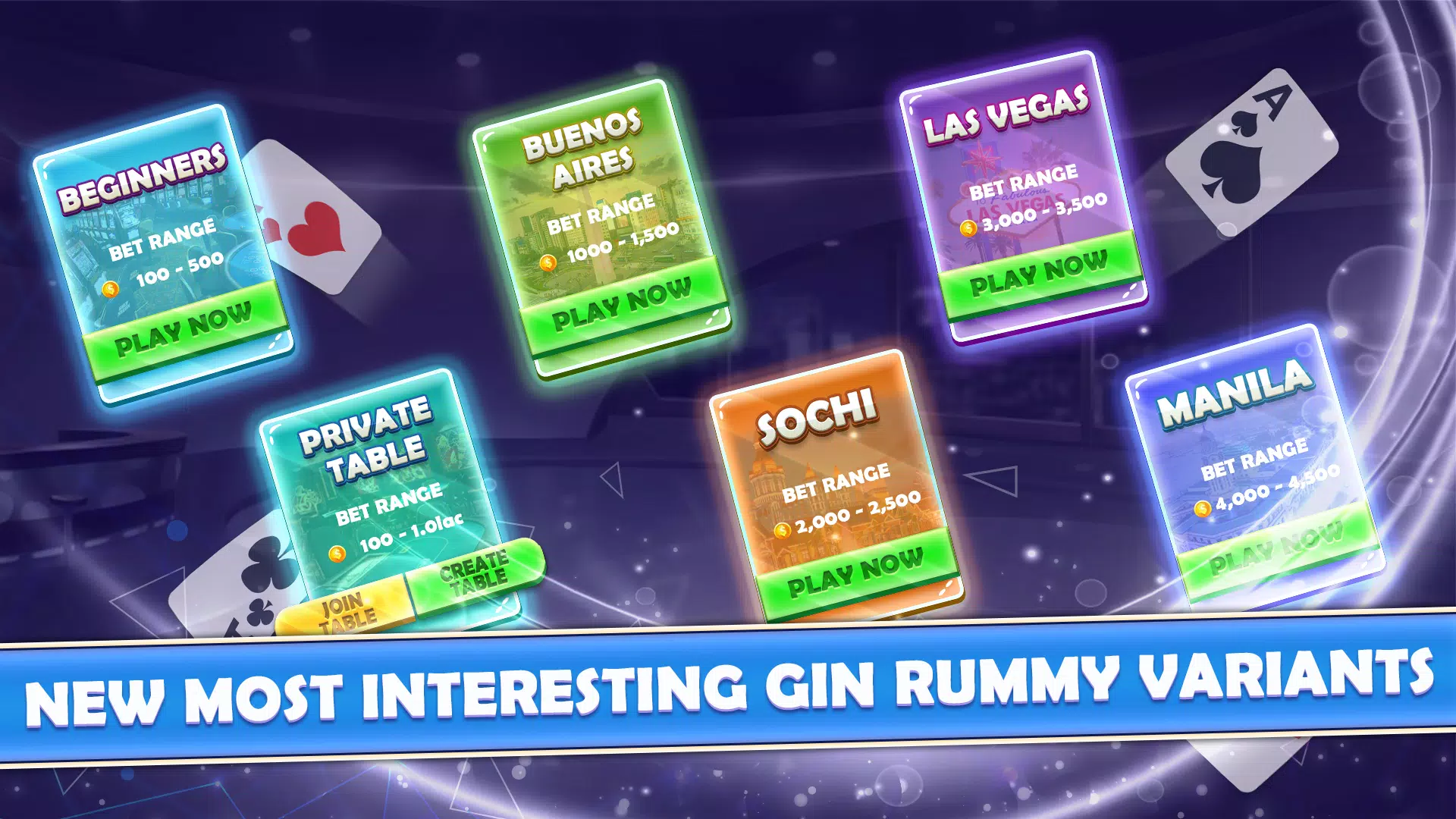 Schermata Gin Rummy Multiplayer 1