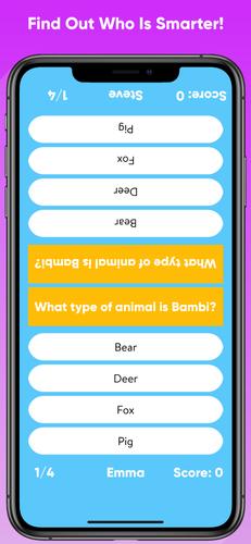 2 Player Quiz Capture d'écran 1