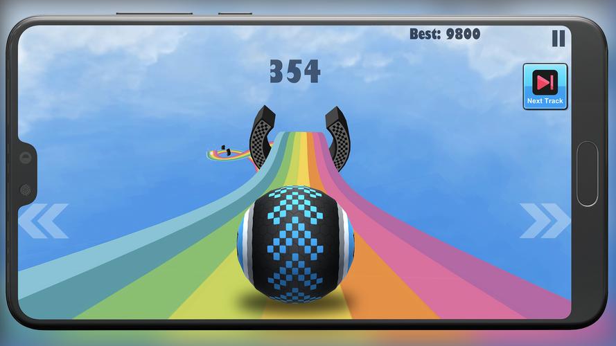 Rolling Ball Impossible road Captura de pantalla 0