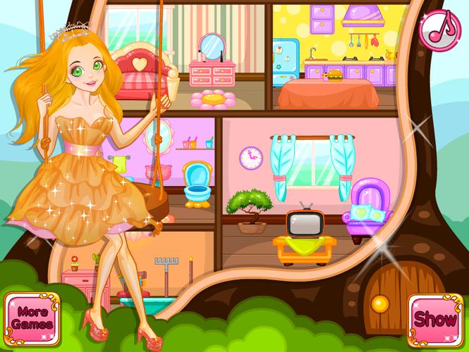 Schermata Princess Doll House Decoration 0