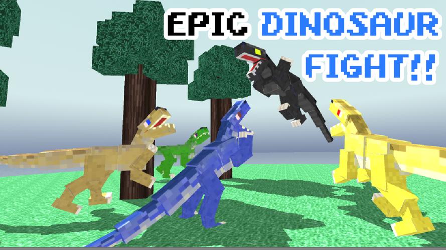 Schermata Blocky Dino Park Raptor Attack 3