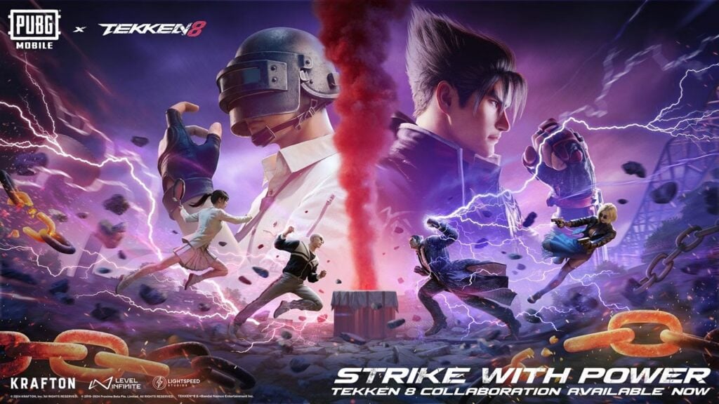 배틀그라운드 x Tekken 8 合作推出新英雄、表情動作等！