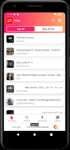 Yt5s.io Music Downloader Ảnh chụp màn hình 1
