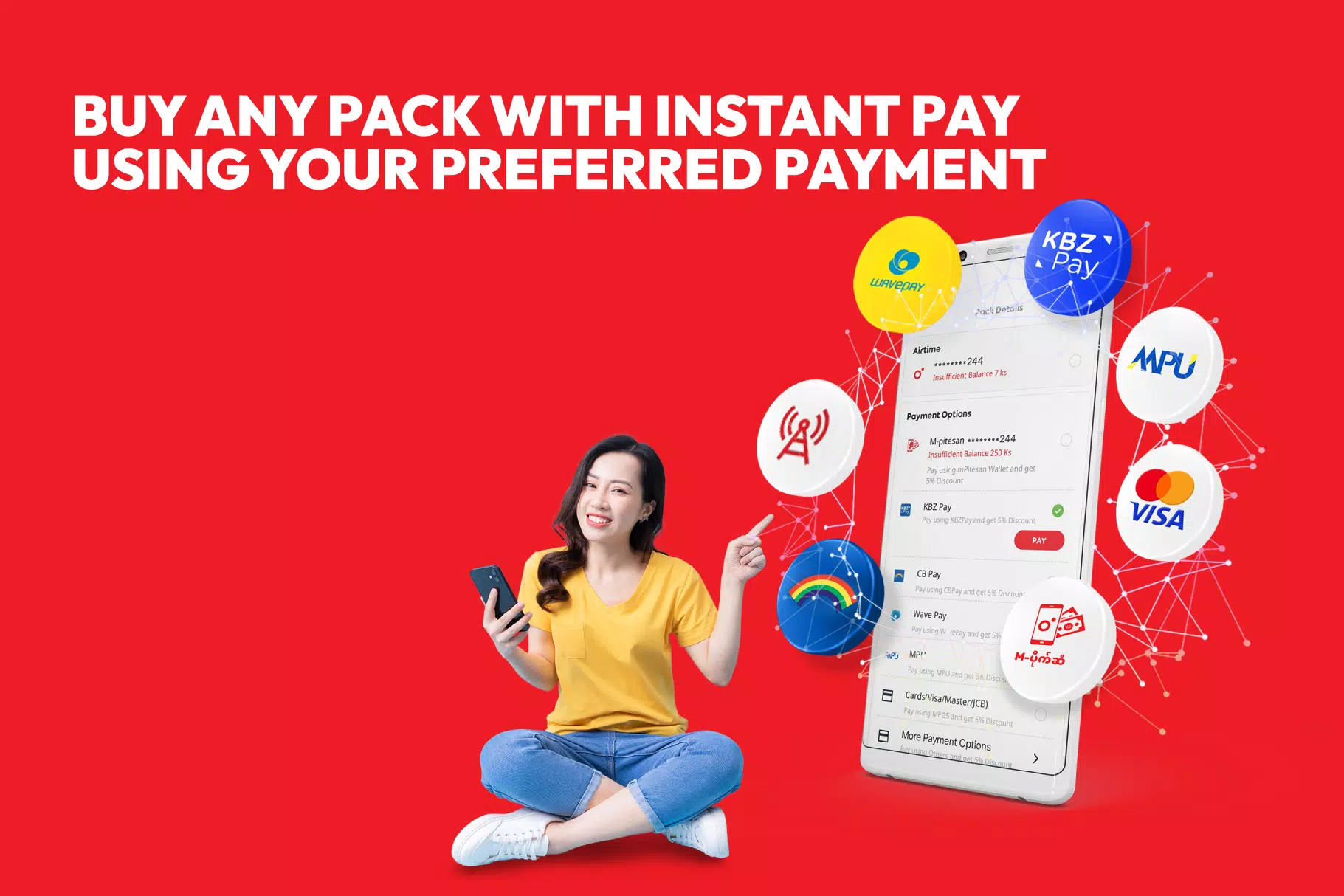 Ooredoo SuperApp ဖန်သားပြင်ဓာတ်ပုံ 0