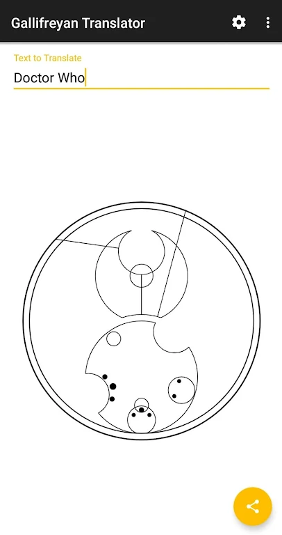 Gallifreyan Translator Schermafbeelding 0