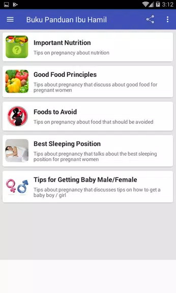 Pregnancy Guide Captura de pantalla 2