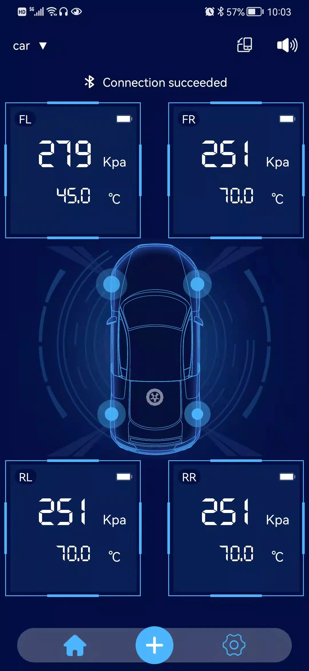 BL8 TPMS Скриншот 2