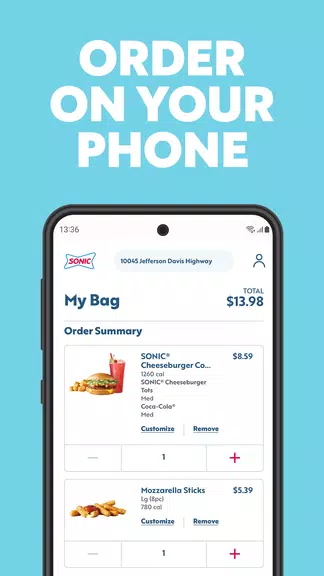 SONIC Drive-In - Order Online Captura de pantalla 3