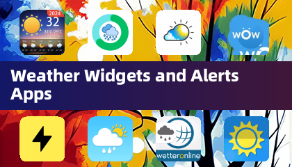 Mga widget ng panahon at alerto apps