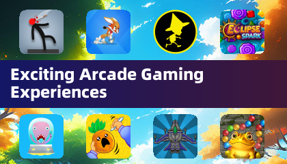 Nakatutuwang karanasan sa paglalaro ng arcade