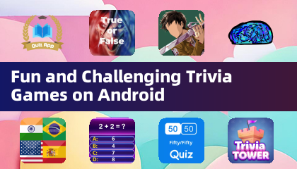 재미있고 도전적인 Android 트리비아 게임