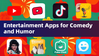 Aplicaciones de entretenimiento para comedia y humor
