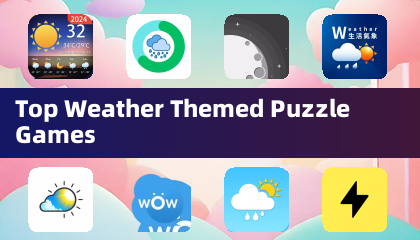Top Weather Themed Puzzle Games