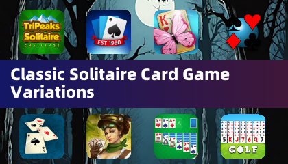 Classic Solitaire Card Game Variations