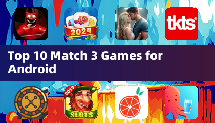 Android向けおもしろいマッチ3ゲームTOP10