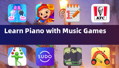 音楽ゲームでピアノを学ぼう